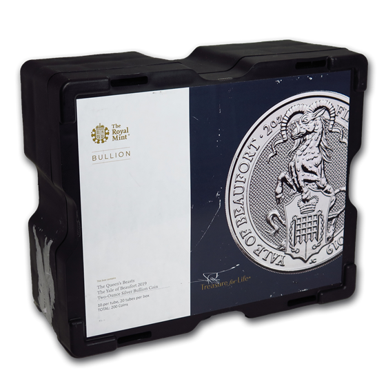 200-Coin 2 oz Silver Queen's Beast Yale Monster Box (Empty) 200-Coin 2 oz Silver Queen's Beast Yale Monster Box (Empty)